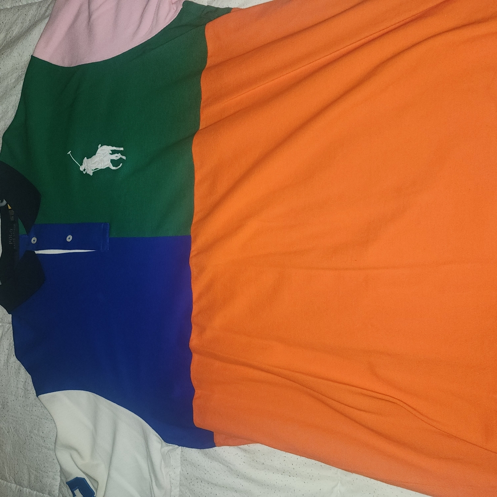 Color Block Polo Shirt